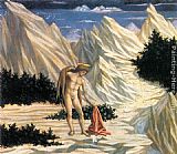 St John in the Wilderness (predella 2) by Domenico Veneziano